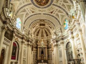 the inside of San Giovanni Evangelista church in Scicli